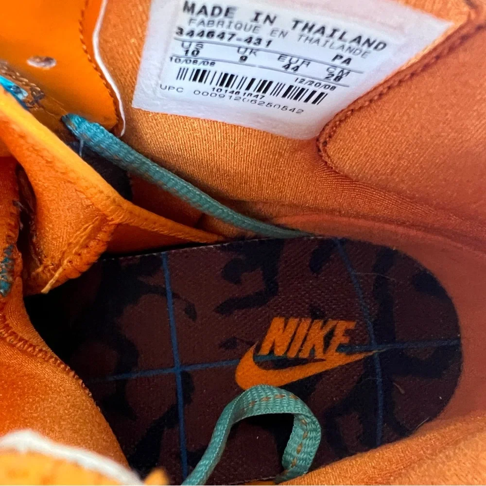 Nike Terminator Hybrid 2008 Blue Orange 344647-431 Sz 10